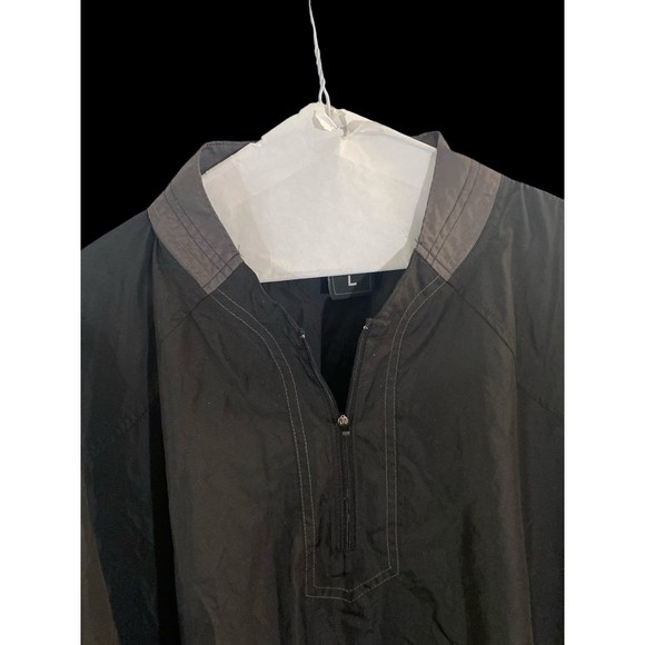 Easton Baseball Warm-up Rain Pull Over Men’s/Unisex Large Nylon, Blk/Brwn GUC - Picture 3 of 12